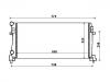 Radiateur Radiator:5Q0 121 251 EB