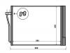 Condenseur, climatisation Air Conditioning Condenser:64 50 9 149 390