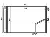 Condenseur, climatisation Air Conditioning Condenser:204 500 02 54